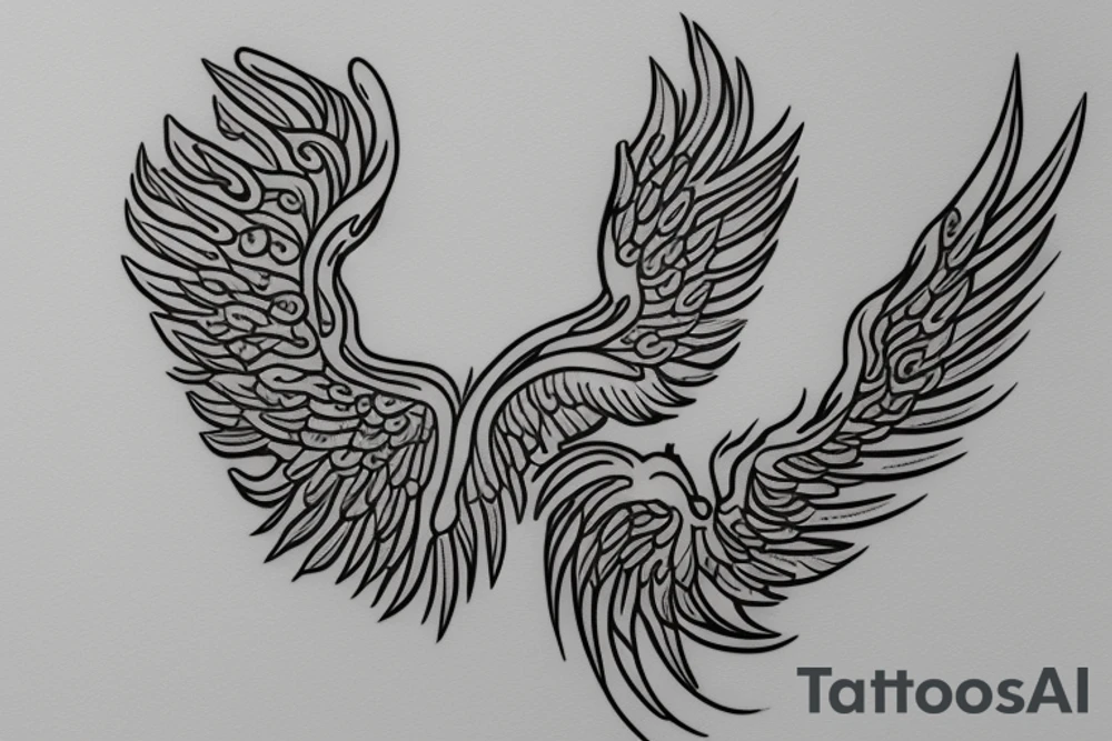 Greek Hermès winged foot tattoo idea