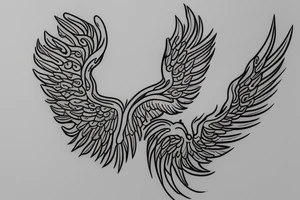 Greek Hermès winged foot tattoo idea