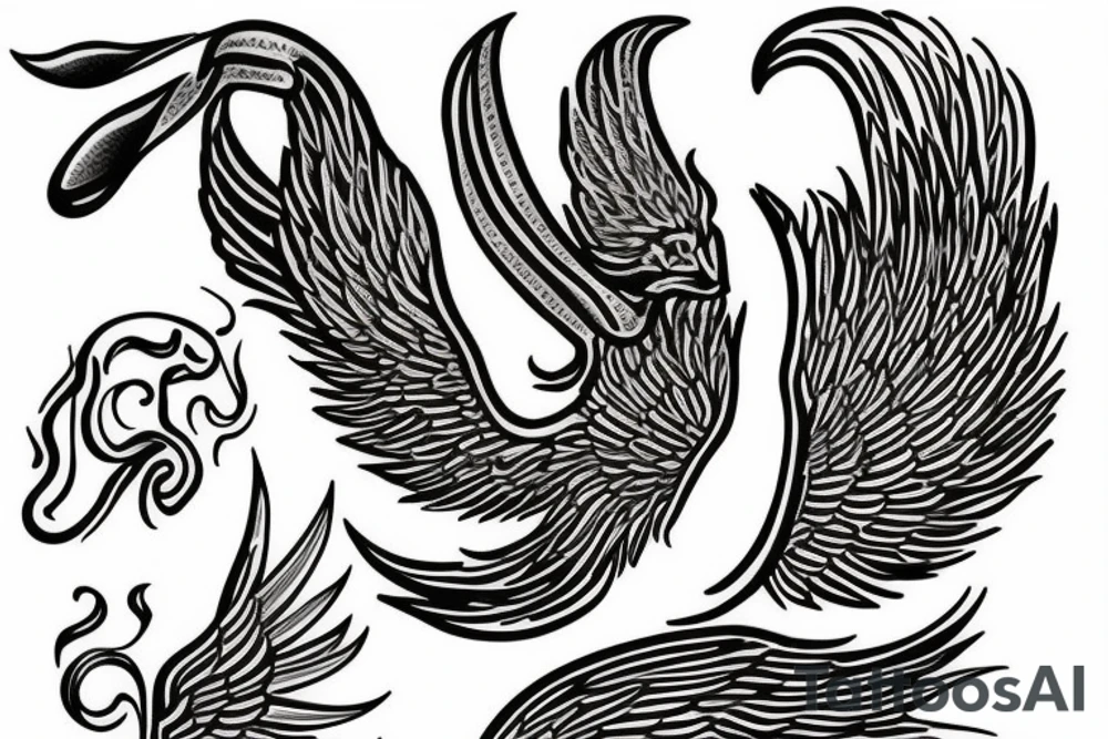 Greek Hermès winged foot tattoo idea