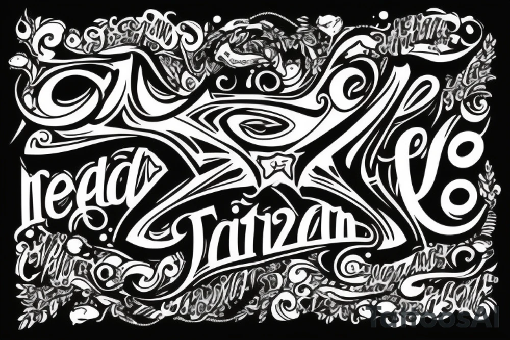 Letters saying MEDELLIN tattoo idea