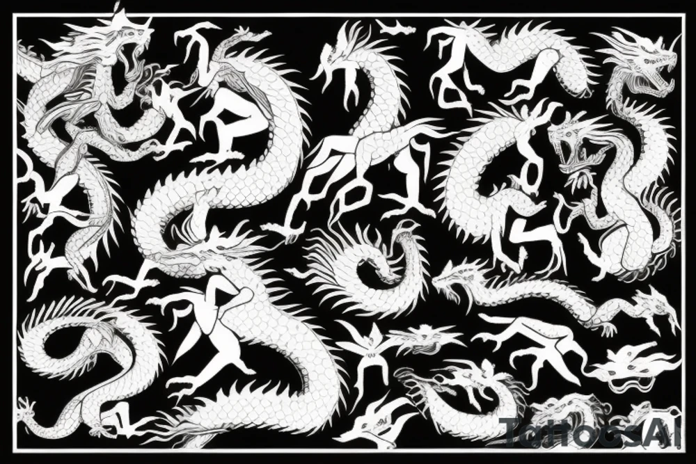 dragon tattoo idea