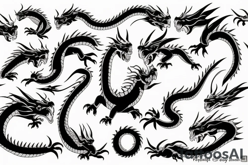 dragon tattoo idea