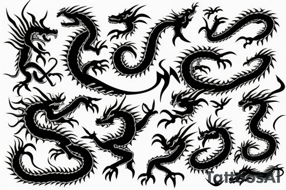 dragon tattoo idea