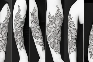 magnolia fin tattoo idea