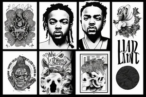 kendrick lamar tattoo idea