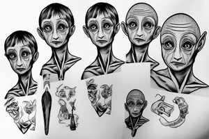 dobby from harry potter tattoo idea