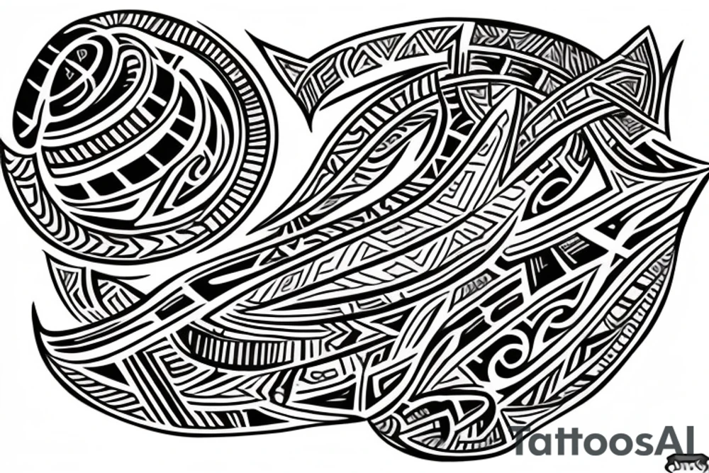 samoan with space between lines to write tattoo idea