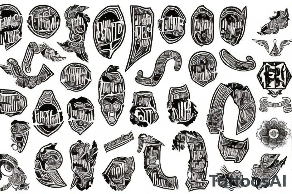 samoan phrases numbers tattoo idea