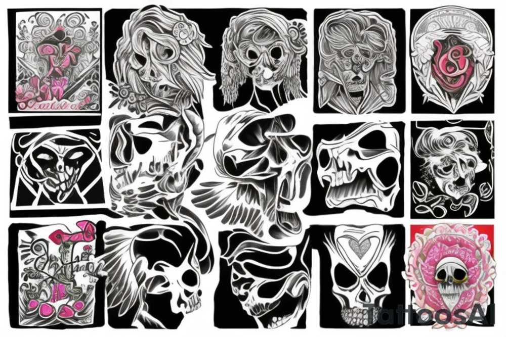 killer angel tattoo idea