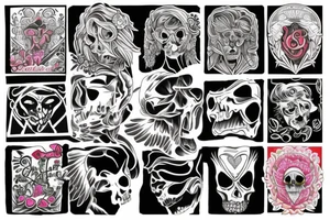killer angel tattoo idea