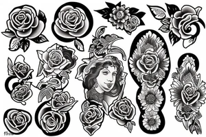 Tattoo about my mom in a traditional style tattoo idea
