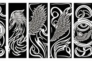 a phoenix tattoo idea