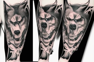 lobo furioso tattoo idea