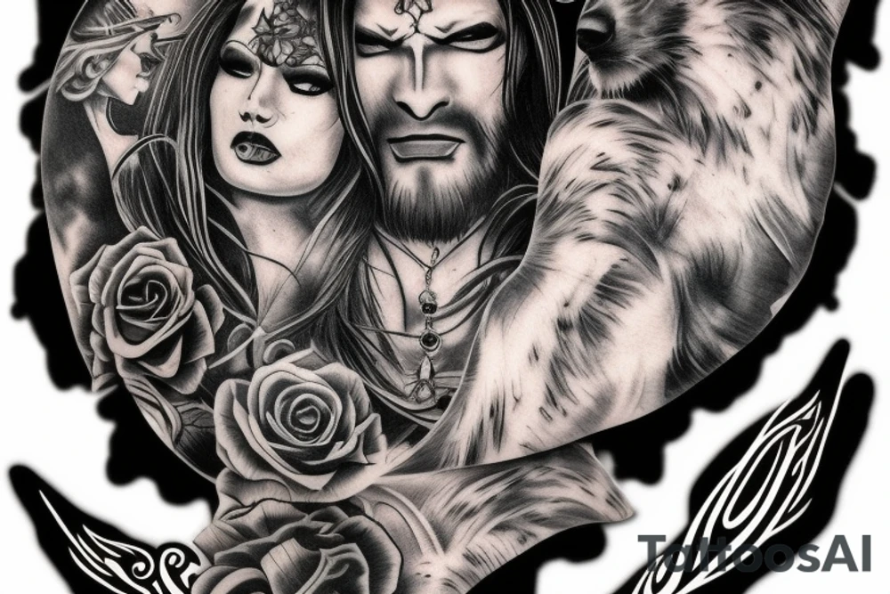 lobo furioso tattoo idea