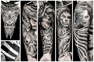 lobo furioso tattoo idea