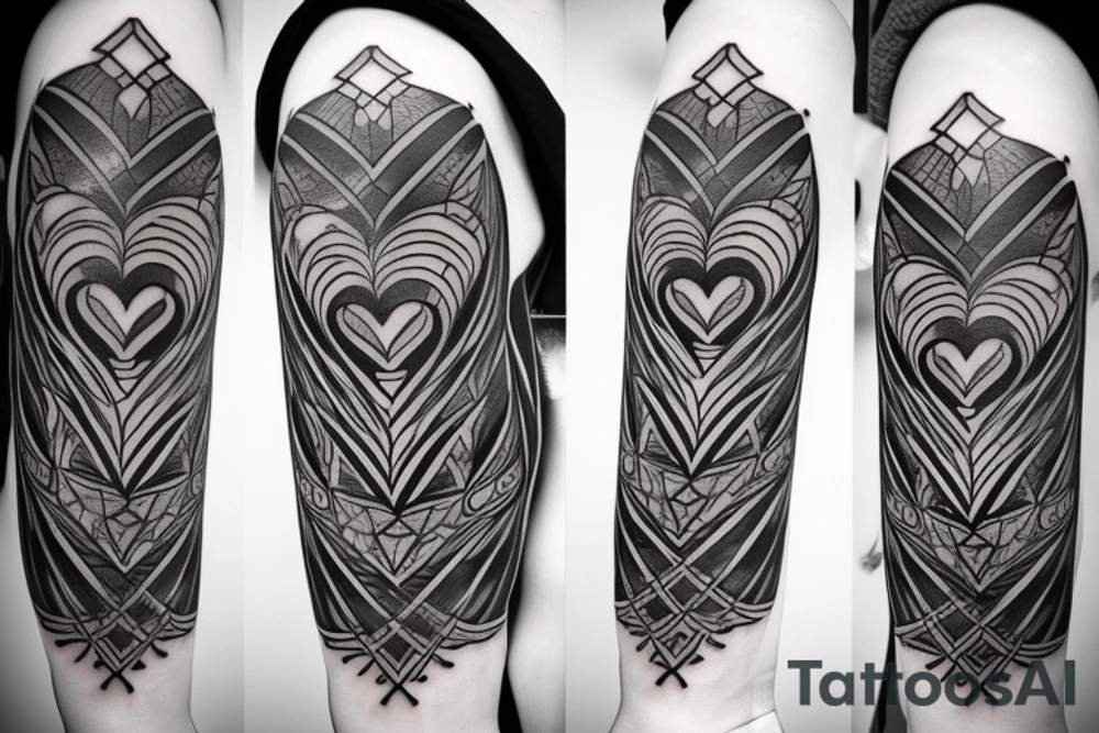Love and war tattoo idea