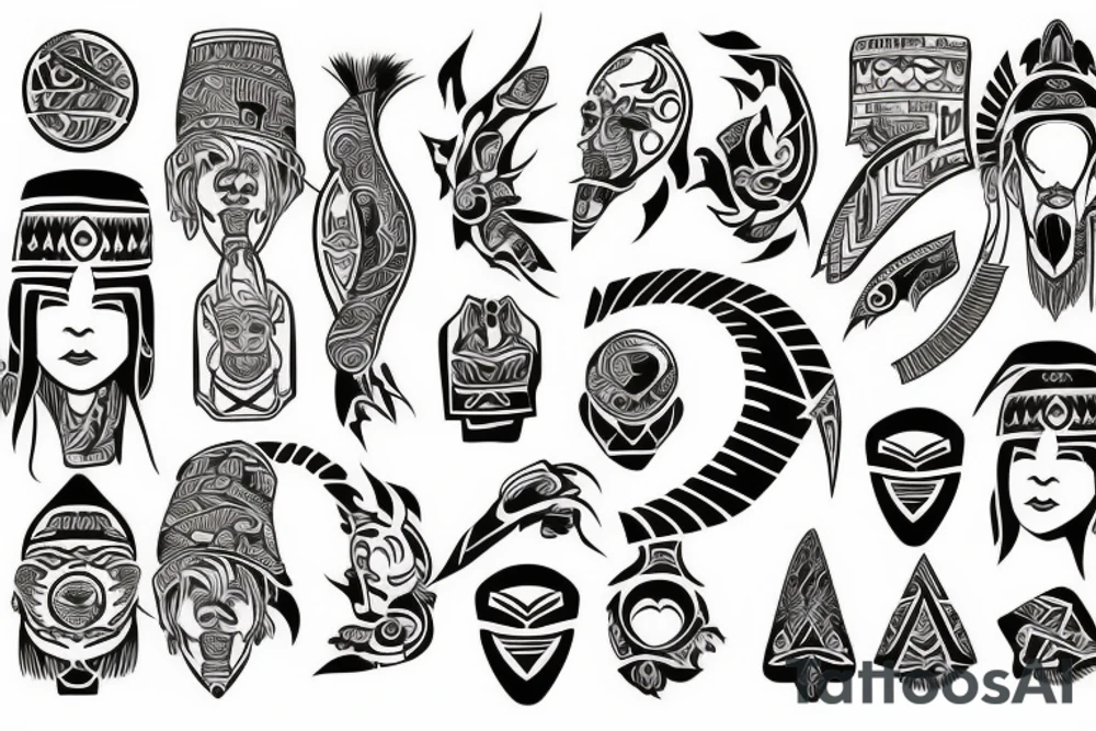 A scale of justice tattoo idea