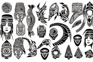 A scale of justice tattoo idea
