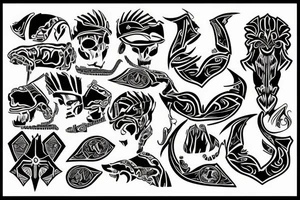 A scale of justice tattoo idea