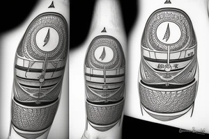 The scale of justice, a balance scale. tattoo idea
