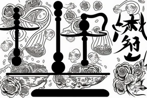 A balance scale. tattoo idea
