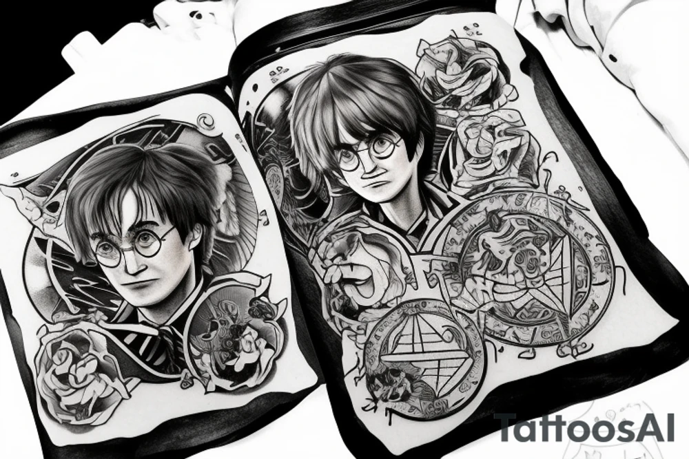 harry potter tattoo idea