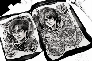 harry potter tattoo idea
