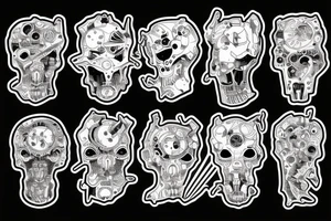 Computer hardware tattoo idea