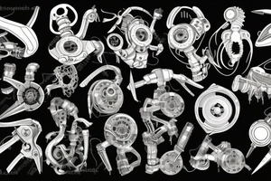 Computer hardware for robotic arm tattoo idea