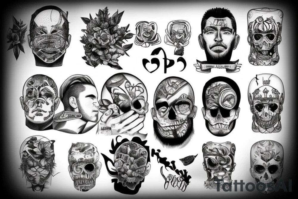 man in the house tattoo idea