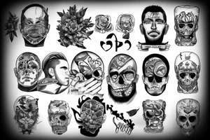 man in the house tattoo idea