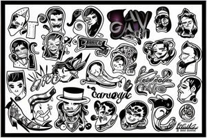 gay man is sitting tattoo idea