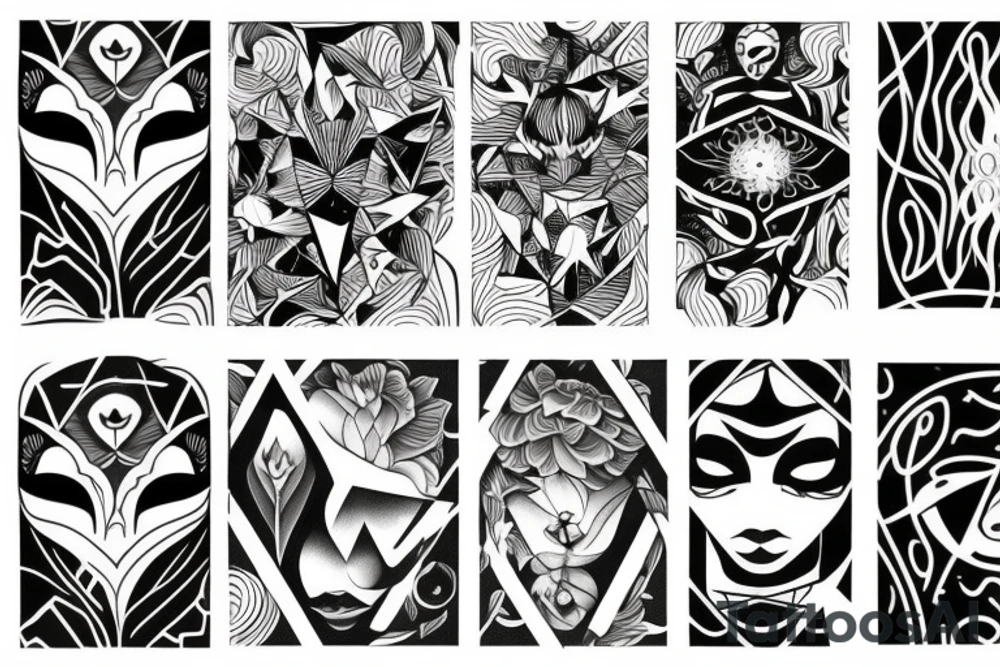 Full moon tattoo idea