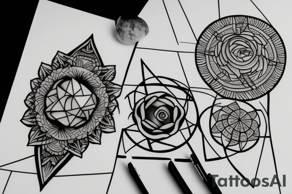 Full moon tattoo idea
