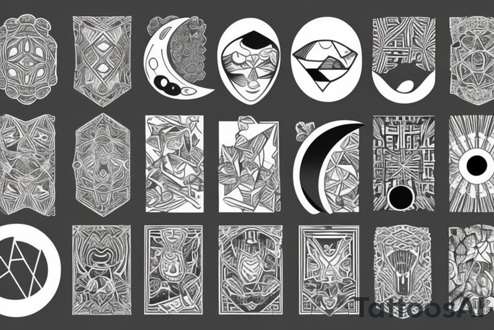 moon tattoo idea