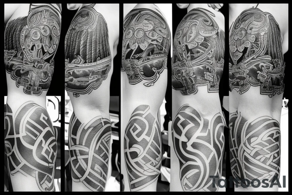 Symbols and text that represent brothers tattoo idea