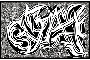 Symbols and text that represent brothers tattoo idea