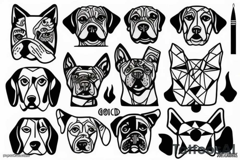 dog god tattoo idea