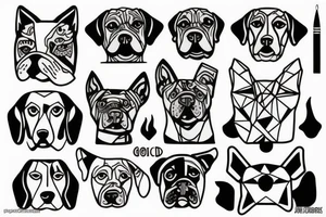 dog god tattoo idea