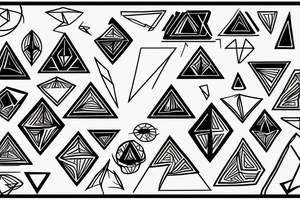Triangle with life tattoo idea