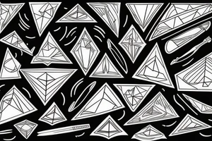 Triangle with life tattoo idea