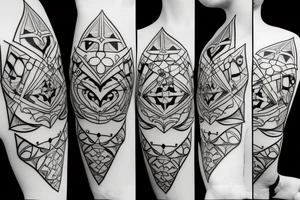 kingdom hearts crown repeating tattoo idea