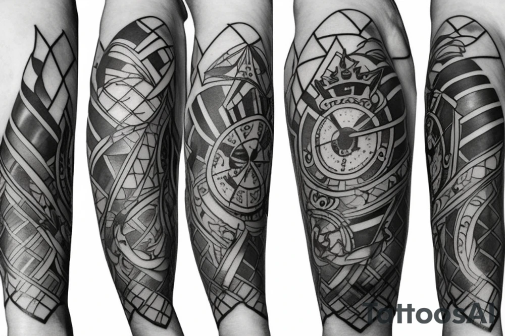 kingdom hearts arm band tattoo idea