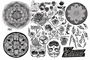 A human overthinking and overanalyzing tattoo idea