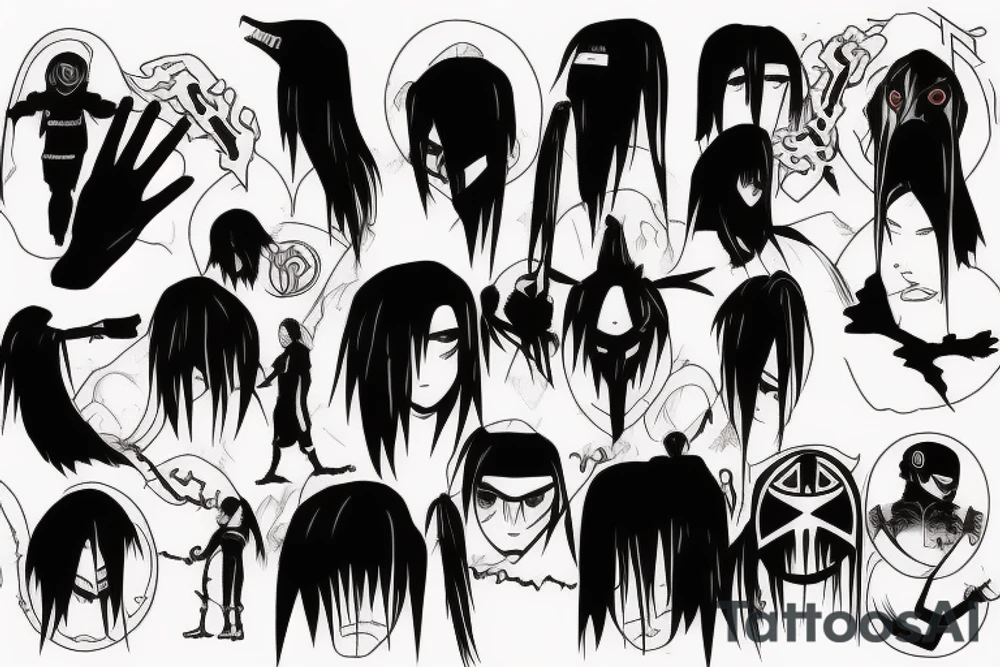 Itachi Uchiha tattoo idea