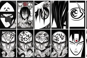 Itachi Uchiha tattoo idea