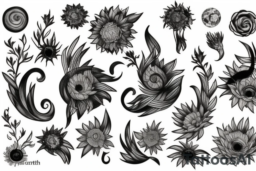 Growth and evolution tattoo idea