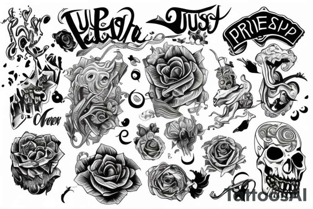 Just pretend tattoo idea