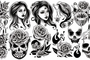 Just pretend tattoo idea