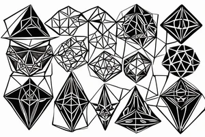 platonic solids tattoo idea